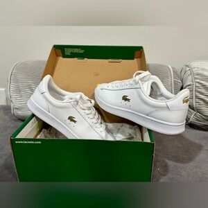 Lacoste Classic White Leather Sneakers